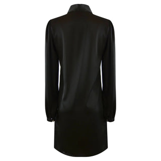 Sustainable Fabric Bianca dress, recycled polyester | Bow detail | EU production