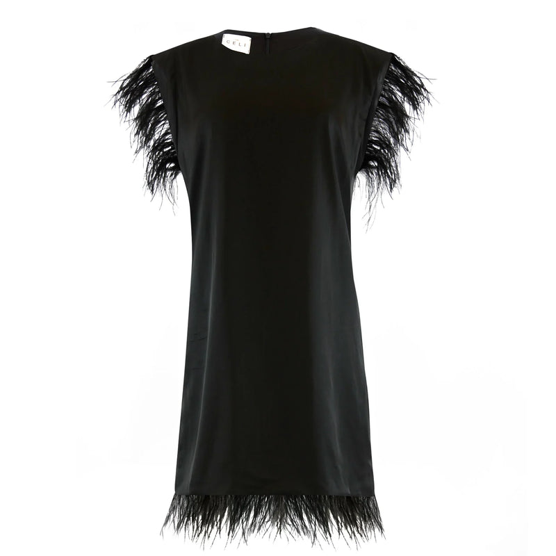 Dress Kate – Recycled Polyester | Feather Accents | EU Made — Ansicht 2