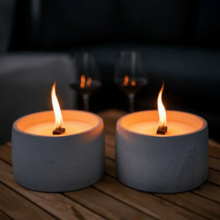 CLARUS | Dauerkerzen 2er-Set | Windresistent & nachhaltig