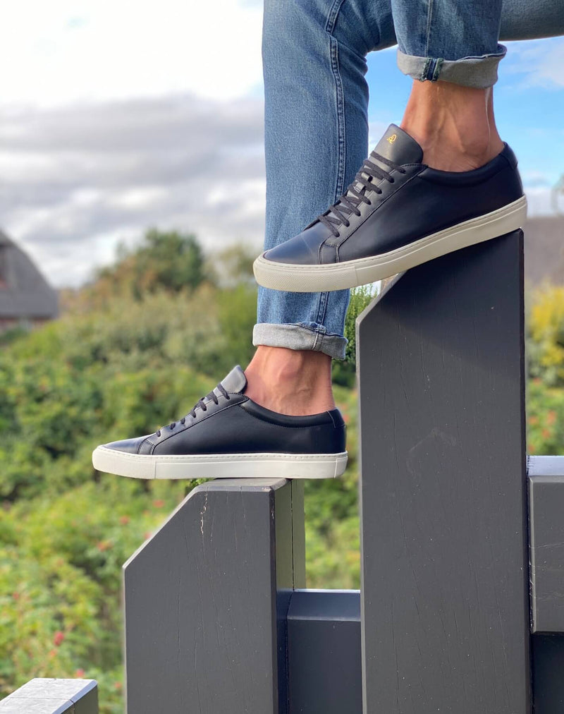 kūlson Sneaker Piano Nachhaltiger Stil Rindsleder Recycling-Sohle — Ansicht 6