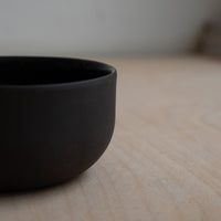 KUMO Cappuccino Tasse Grau/Schwarz handgedreht ca. 220 ml Steinzeug — Ansicht 5