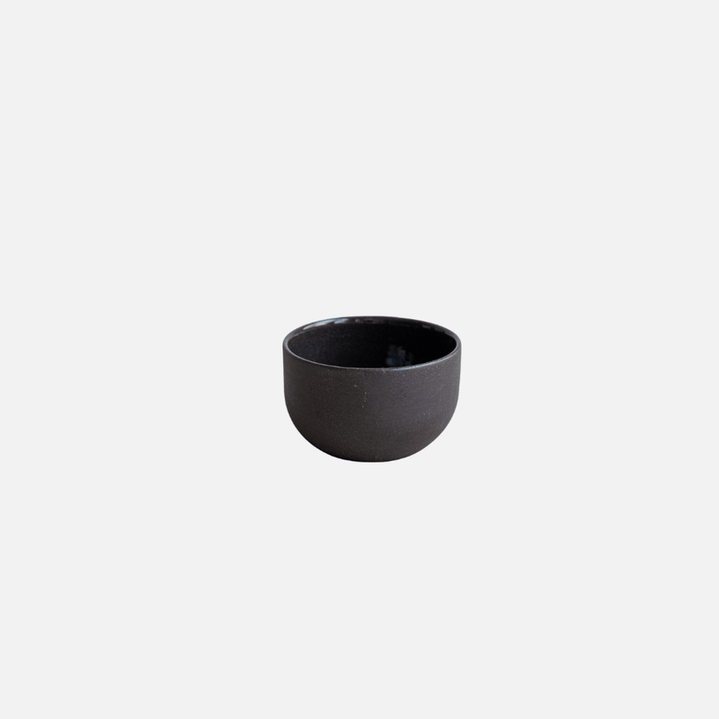 KUMO Espressotasse Grau/Schwarz handgedreht 60 ml Steinzeug — Mura Mura Ceramics