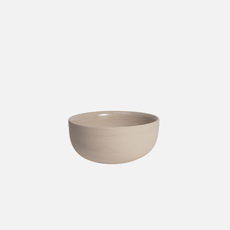 KUMO Flat White Tasse beige — Mura Mura Ceramics