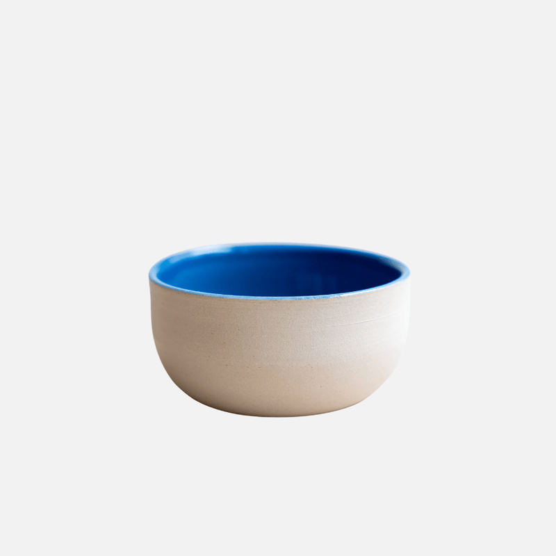 KUMO Flat White Blue Handmade Ceramic Mug — Mura Mura Ceramics
