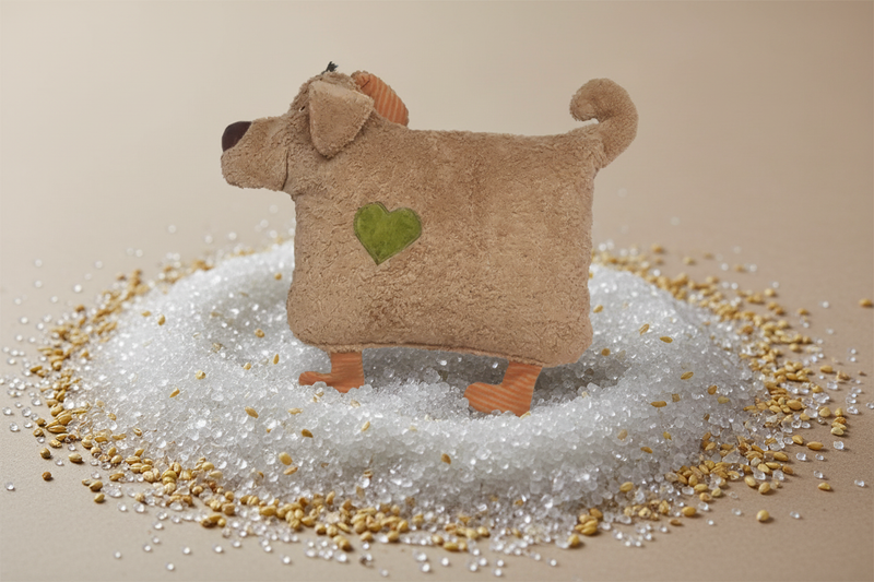 Bio Kuschelkissen Hund – GOTS Plüsch Gewichtet Therapeutisch — Ansicht 8