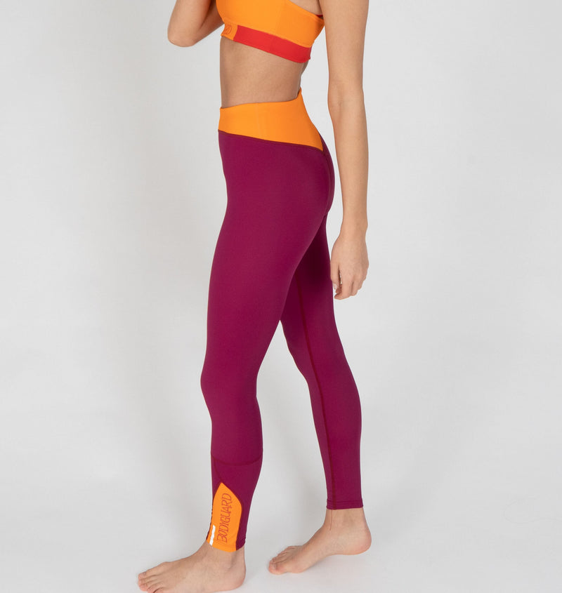 Tight Falmouth Bordeaux – High Waist | Functional | Sustainably produced — BODY Guard Activewear