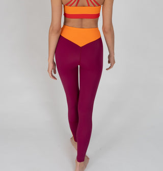 Tight Falmouth Bordeaux – High Waist | Funktional | Nachhaltig produziert