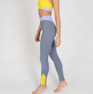 Tight Falmouth Grau – High Waist | Schnelltrocknend | Nachhaltig produziert