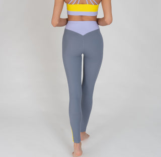Tight Falmouth Grau – High Waist | Schnelltrocknend | Nachhaltig produziert