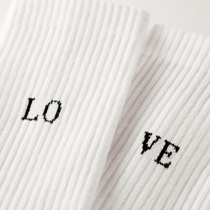 LOVE Statement Socks - Organic Cotton with Donation Participation — Ansicht 4