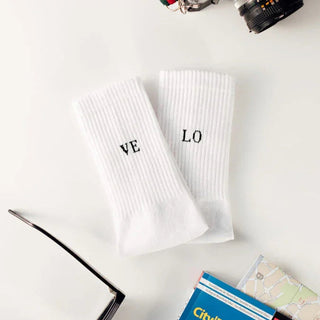 LOVE Statement Socken – Bio-Baumwolle | EU-Produktion | Liebe, die bleibt