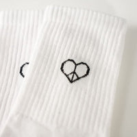 Love & Peace Statement Socks – Organic Cotton — Ansicht 4