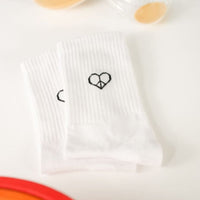 Love & Peace Statement Socks – Organic Cotton — Ansicht 3