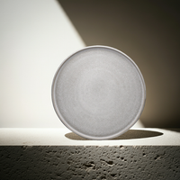 Plate Ddoria large – handcrafted stoneware, Granite Gray — Ansicht 1
