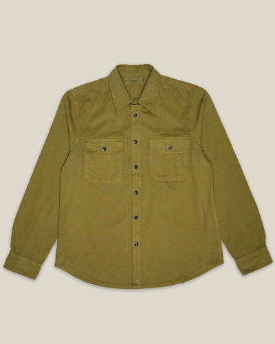 Casual Military Style Shirt – 100% Organic Cotton from Portugal