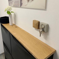 HAMO Magnetischer Schlüsselhalter 4er-Set – Holz, Flur-Organizer — Ansicht 5