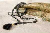 Mala Hematite 7mm Beads Handmade Meditation — Ansicht 1