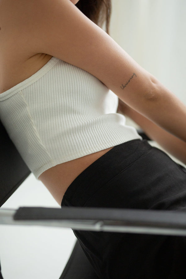 Crop-Top AUDREY – Bio-Baumwolle, Blickdicht, Fair produziert