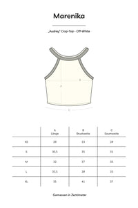 Crop Top AUDREY Organic Cotton Ecru Sustainable Fashion — Ansicht 6