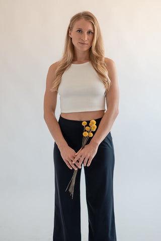 Crop Top AUDREY – Organic Cotton | Opaque | Fairly Produced