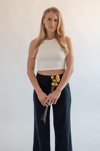 Crop-Top AUDREY – Bio-Baumwolle, Blickdicht, Fair produziert