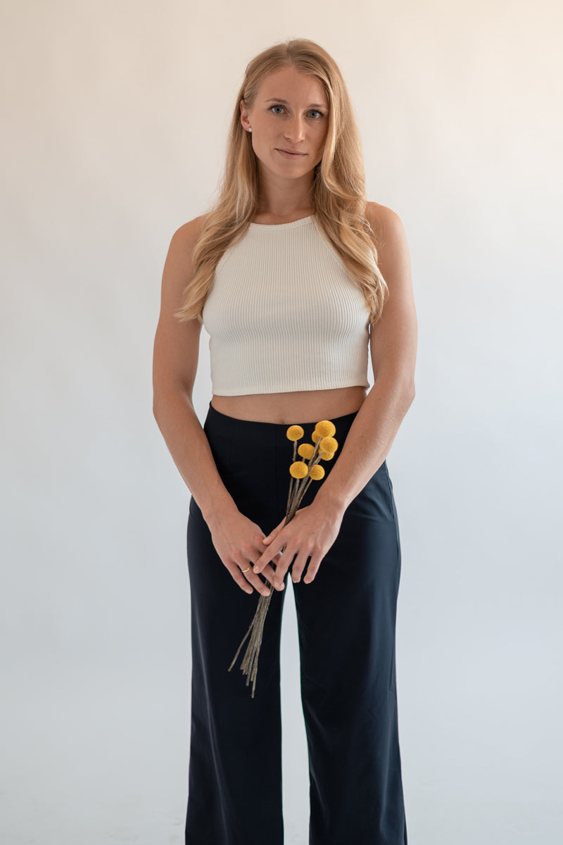 Crop-Top AUDREY – Bio-Baumwolle, Blickdicht, Fair produziert — Ansicht 3