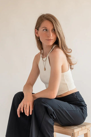 Crop Top AUDREY – Organic Cotton | Opaque | Fairly Produced