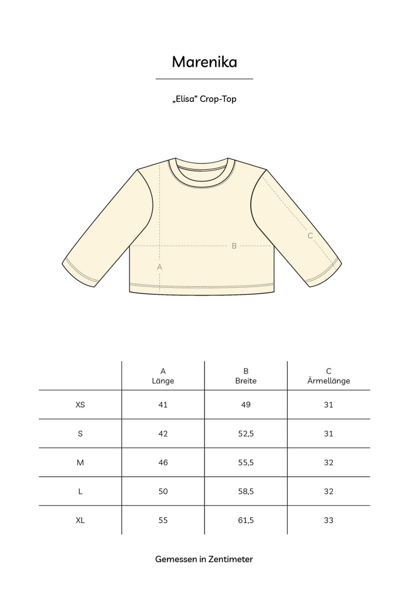 Crop top ELISA organic cotton olive – opaque, versatile to combine — Ansicht 5