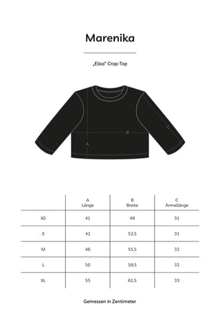 ELISA Crop Top – Organic Cotton | Black | Opaque &amp; Versatile