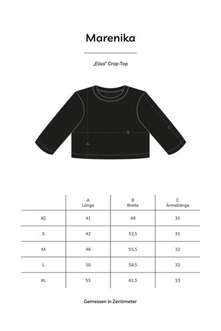 ELISA Crop Top – Organic Cotton | Black | Opaque &amp; Versatile