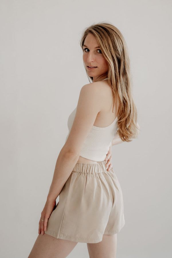 Shorts LIA – Tencel | Beige | Elegant & nachhaltig