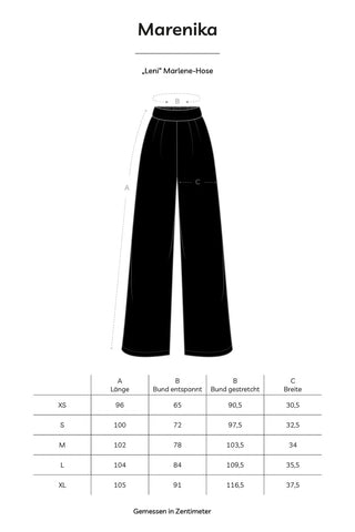 Marlene trousers LENI – Tencel | Black | Soft &amp; sustainable