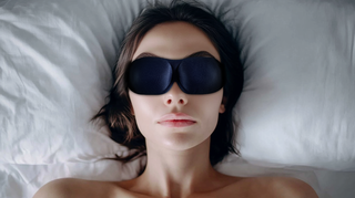 Premium Sleep Mask - Navy Blue