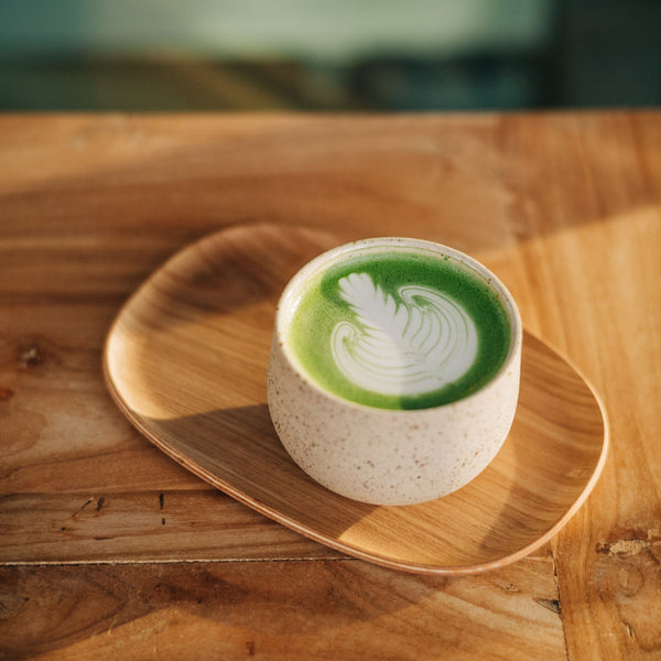Ocha Teetasse mit Spots – Handgemacht Beige Ton 325 ml