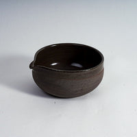 Matcha Set Grey-Black Handmade – Chawan & Whisk Stand Stoneware — Ansicht 6