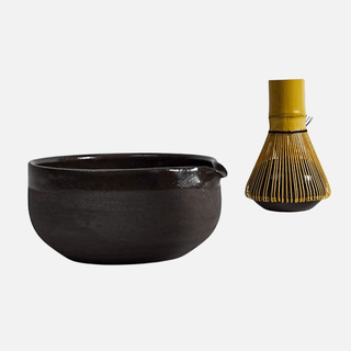 Matcha Set Grau-Schwarz – Handgemacht | Minimalistisch | Steinzeug