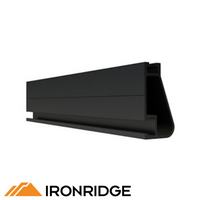 IronRidge XR100 Rail 84 inch (7 Feet) Black Anodized — Ansicht 1