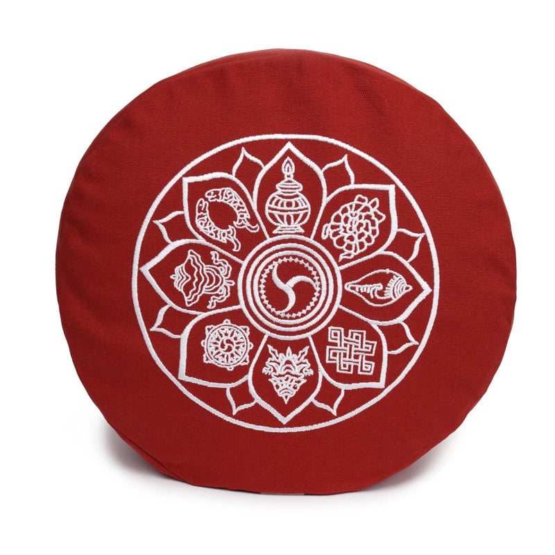 Meditationskissen Glückssitz® – 8 Glückverheißende Symbole, Buchweizen — Ansicht 6