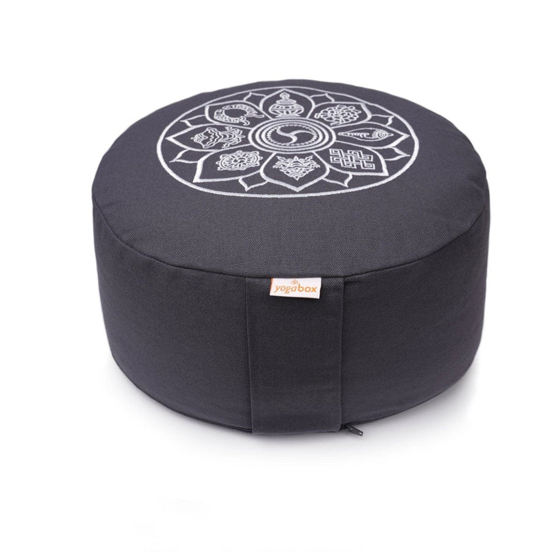 Meditationskissen Glückssitz® – 8 Glückverheißende Symbole, Buchweizen — Ansicht 5