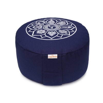 Meditationskissen Glückssitz® – 8 Glückverheißende Symbole, Buchweizen