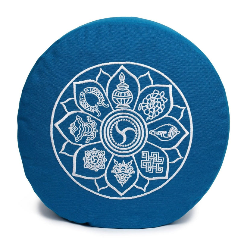 Meditationskissen Glückssitz® – 8 Glückverheißende Symbole, Buchweizen — Ansicht 7