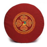 Meditationskissen Glückssitz® Doppeldorje – 15–20 cm verstellbar, Buchweizenschalen — Ansicht 4