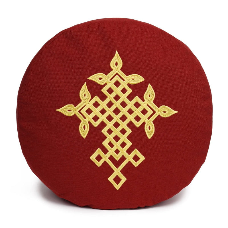 Meditationskissen Glückssitz® keltische Knoten – Buchweizenschalen, 33 cm — Ansicht 5