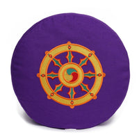 Meditationskissen Glückssitz® Rondo Dharmarad – Buchweizenschalen, 33 cm — Ansicht 5