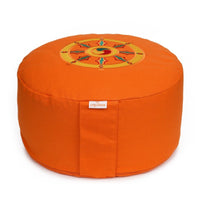 Meditationskissen Glückssitz® Rondo Dharmarad – Buchweizenschalen, 33 cm — Ansicht 2