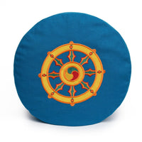 Meditationskissen Glückssitz® Rondo Dharmarad – Buchweizenschalen, 33 cm — Ansicht 7