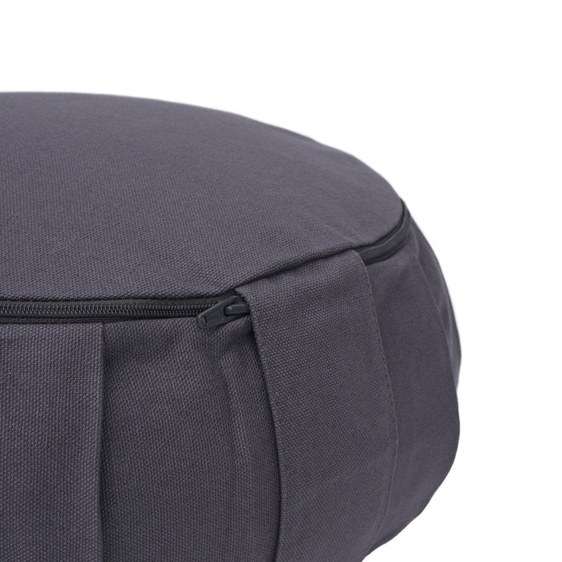 Meditationskissen Zafu BASIC mit ZIP – Buchweizenschalen, 31 cm — Ansicht 27