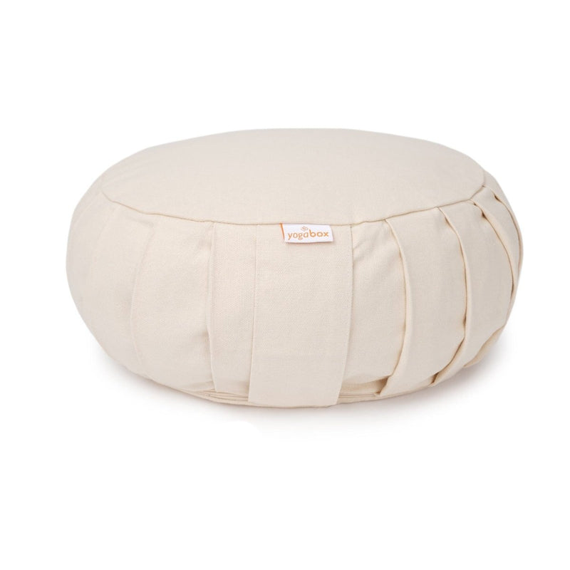 Meditationskissen Zafu BASIC mit ZIP – Buchweizenschalen, 31 cm — Ansicht 3