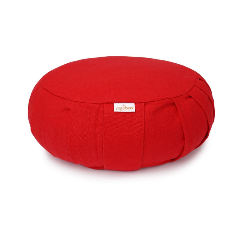 Meditationskissen Zafu BASIC mit ZIP – Buchweizenschalen, 31 cm — Ansicht 11