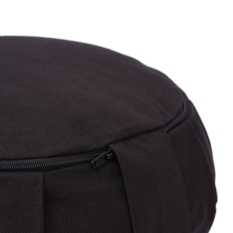 Meditationskissen Zafu BASIC mit ZIP – Buchweizenschalen, 31 cm — Ansicht 33